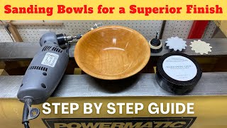 How to power sand bowls and apply Yorkshire Grit for a superior finish! screenshot 5