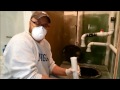 Replacing a sewage/trash pump part 1