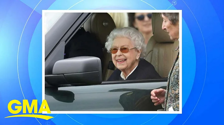 Queen Elizabeth II steps out in public for 1st tim...