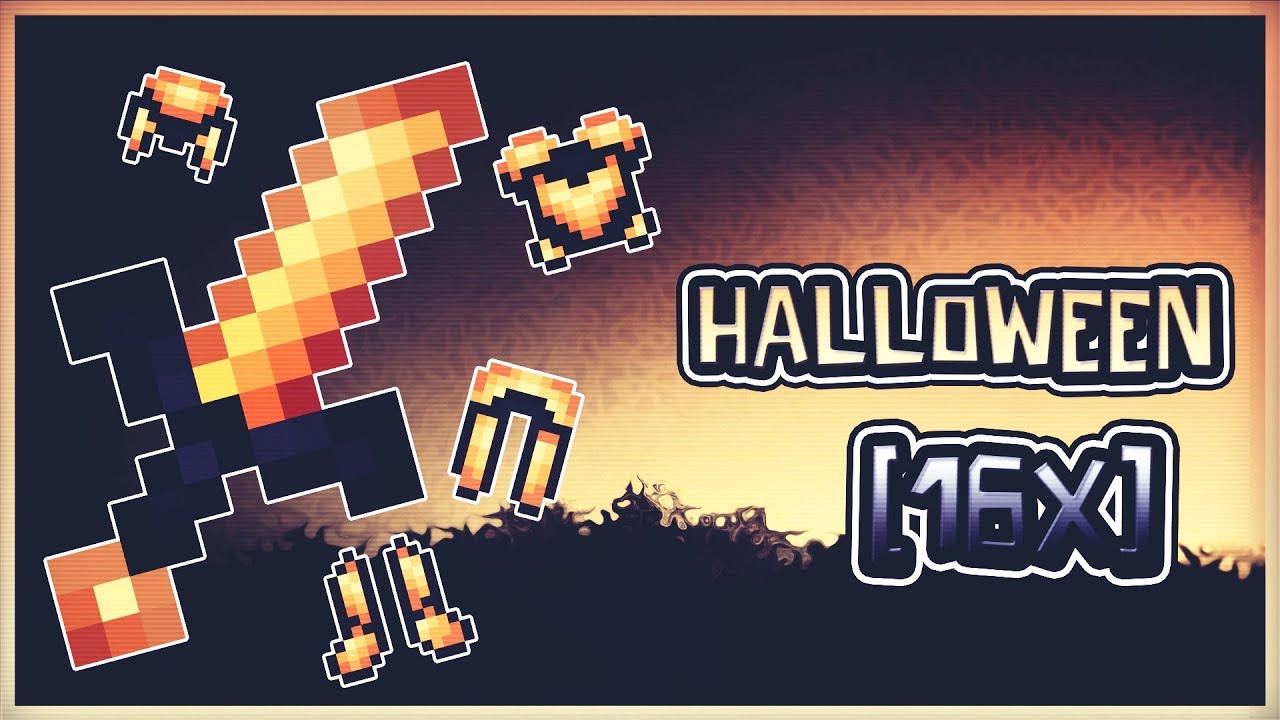 Minecraft Pvp Texture Pack Halloween 16x Fps Youtube 