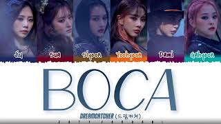 DREAMCATCHER   'BOCA' Lyrics Color Coded Han Rom Eng 2 Resimi