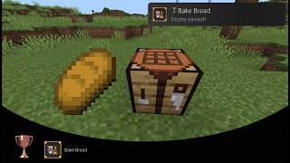 Minecraft PS5 Trophy:  Bake Bread
