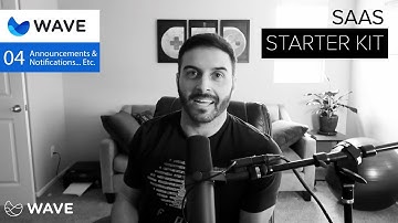 Laravel Wave - Announcements, Notifications, and Profile Photo Crop