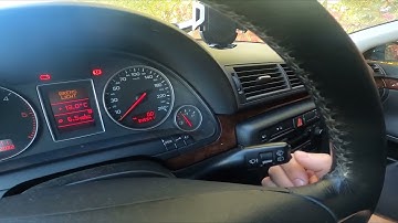 How to Find and Reset Average Fuel Consumption Audi A4 B6 ( 2000 – 2006 )