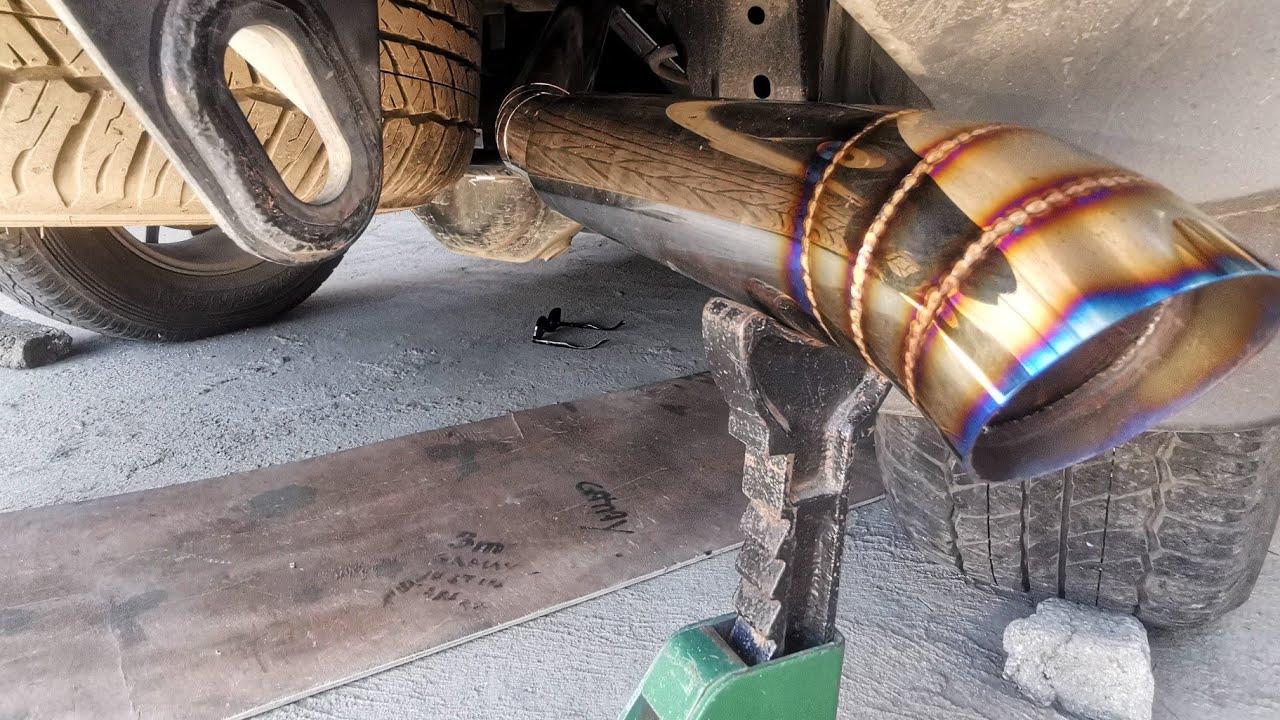 Mitsubishi Montero Gen 3 Full Exhaust By 3m Customs - YouTube