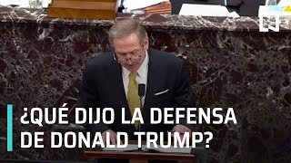 Argumentos en el juicio de Donald Trump - Noticias MX