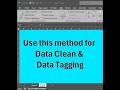 How To clean Data in Excel || Data Tagging || #excelshorts #exceltips #exceltricks