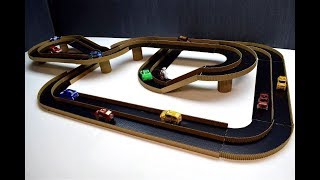 DIY Magic track with magic cars out of cardboard