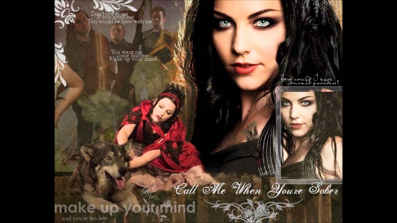 evanescence call me when you're sober (lyrics).wmv YouTube