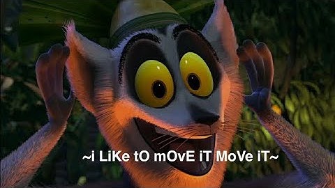 king julien being an icon for 5 minutes and 31 seconds straight