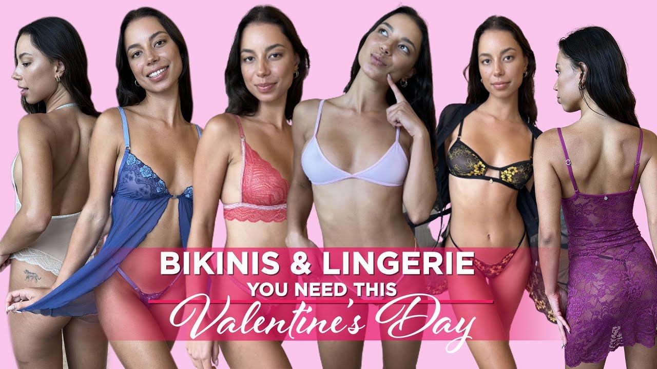 Bikinis & Lingerie You Need This Valentineâ€™s Day | Try On Haul With Sexy Jemma