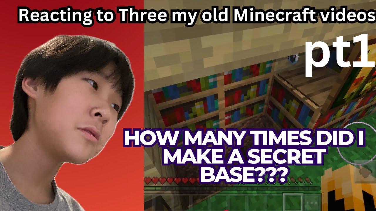 Reacting to my old Minecraft videos so CrINgE!!! - YouTube