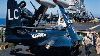 Deck of Danger: The Harrowing Birth of Carrier Jet Operations. Rare And Restored Footage