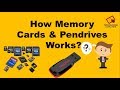 How Memory cards and Pendrives Works..? Fully Explained..!!(Hindi)