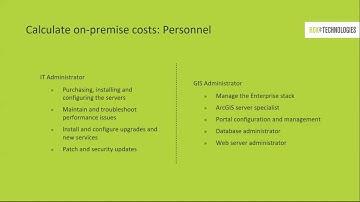 Vendor Demo Theater   How to build a solid case for GIS cloud migration