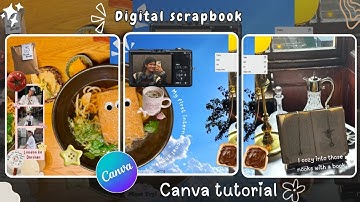 Aesthetic Digital scrapbook Carousel Tutorial | No Canva Pro 👀