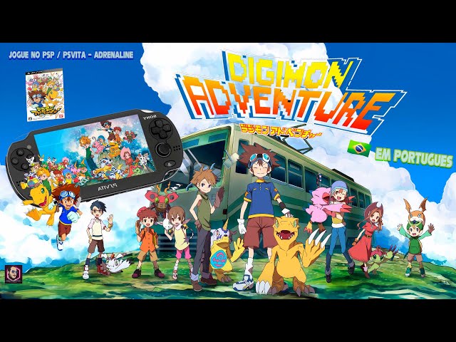 Digimon Adventure PT-BR - Início De Gameplay, em Português (PSP) 