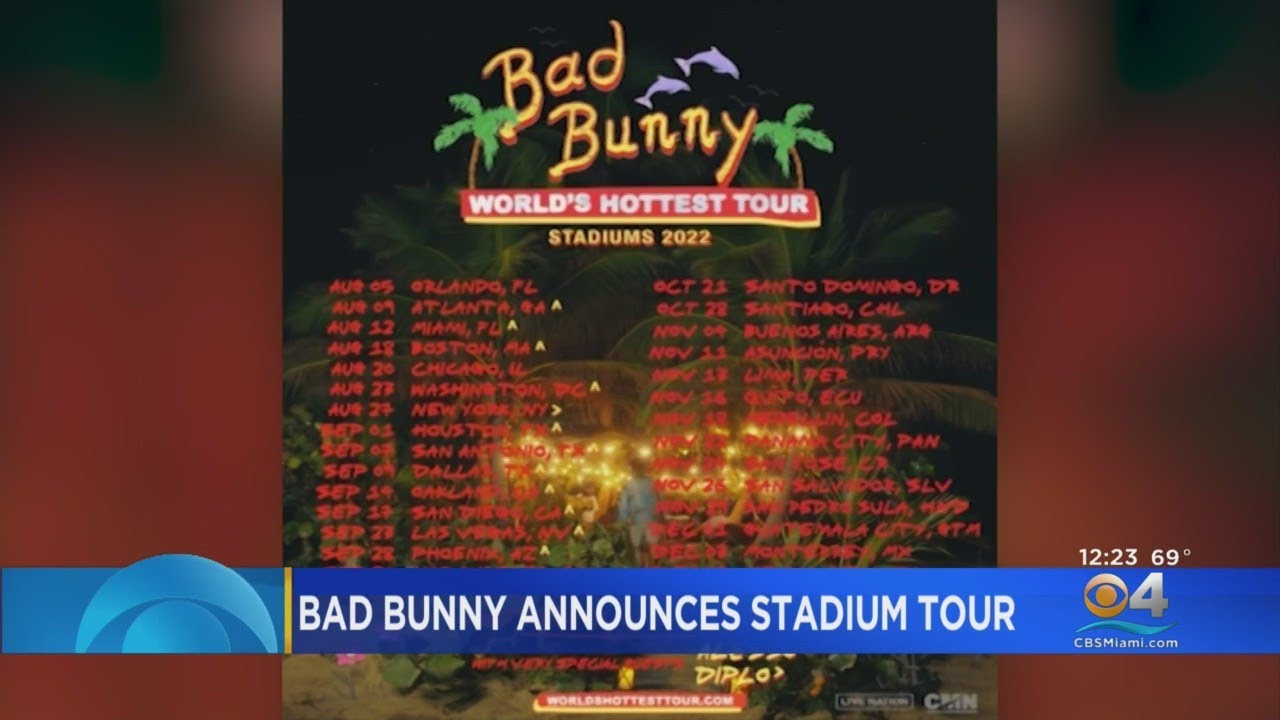 Bad Bunny: World's Hottest Tour - Sept. 23 & 24, 2022 at Allegiant Stadium