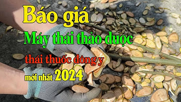 BÁO GIÁ máy thái thảo dược - thuốc nam thuốc bắc mới nhất 2024 | TT75 & TT120