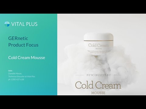 GERnétic Express Product Focus: Cold Cream Mousse