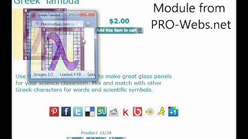 Zen Cart Product Page Image Rollover Module
