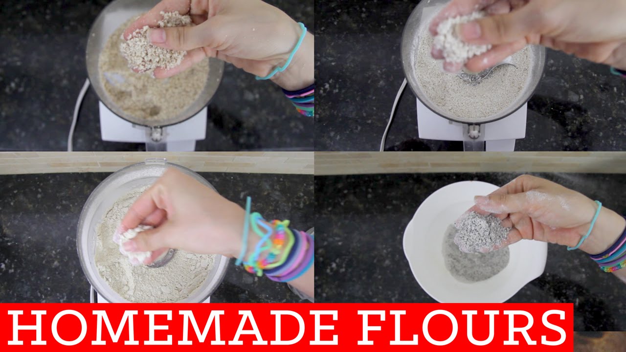 Homemade Flour Recipes Almond Black Bean Quinoa Oat Flour Mind Over