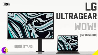 LG 27” Ultragear Monitor with ERGO stand - Its a fantastic Productivity monitor!