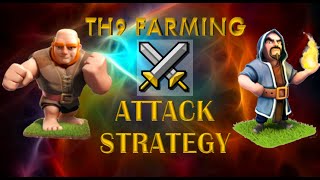 TH9 Farming Attack Strategy (2016) Loot and Trophies!