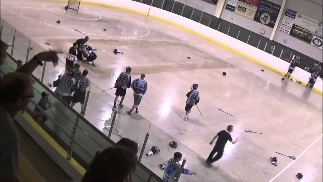 End of Dawit's intermediate Lacrosse Championship game