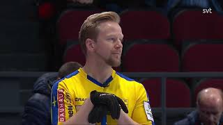 Curlingmiraklet i gruppspelet mellan Norge och Sverige (5 april 2023)