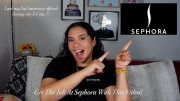 How I Got Hired At Sephora! | Interview Questions / Answers + Tips | Mars From Miami
