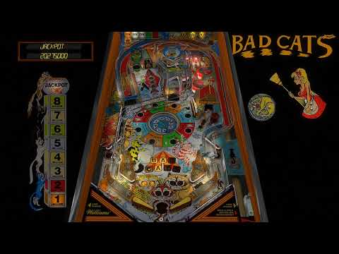Bad Cats Williams 1989 VPW Mod 2 2 0 Pinball VPX