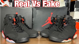 Air Jordan 6 Infrared Real Vs Fake Review