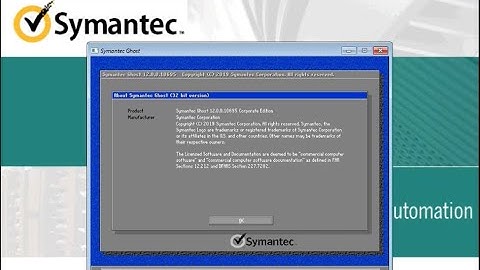 Cara Backup & Restore Windows 7 menggunakan Symantec Ghost dalam VM Ware