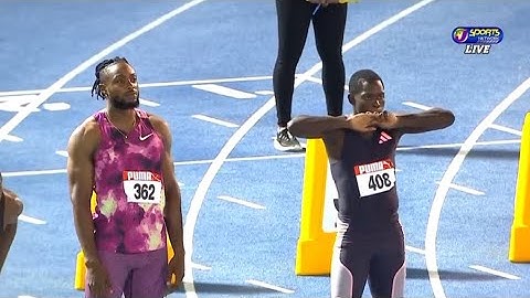 Jamaica Senior Olympic Trials 2024! Mens 100m FINAL! Kishane Thompson 9.77! Oblique Seville 9.82!