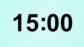 Hẹn giờ đếm ngược 15 phút || 15 Minutes Countdown Timer