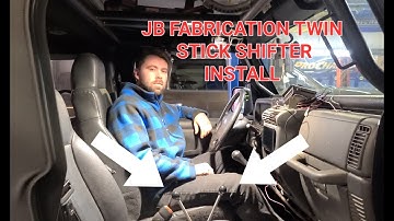 TDI Jeep LJ Update series part 8. JB fabrication twin stick shifter install