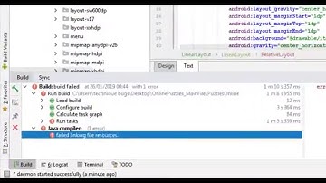 حل اخطاء الغرادل Gradle  في رسالة الخطأ Error failed linking file resource لمشروع اندرويد ستوديو And