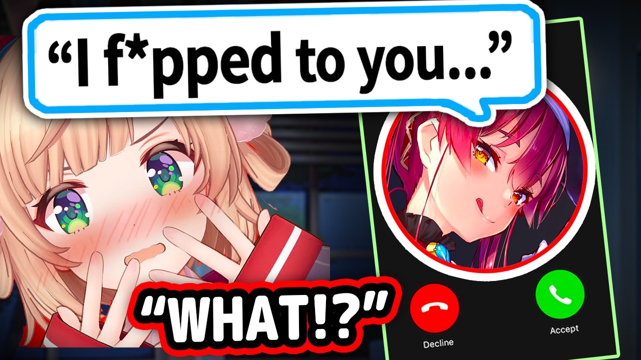 Dwunk Marine Calls Ui-Mama During Stream and Gets Completely Unhinged and Cute【Hololive】