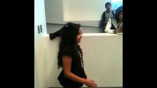 Angela Munoz sings
