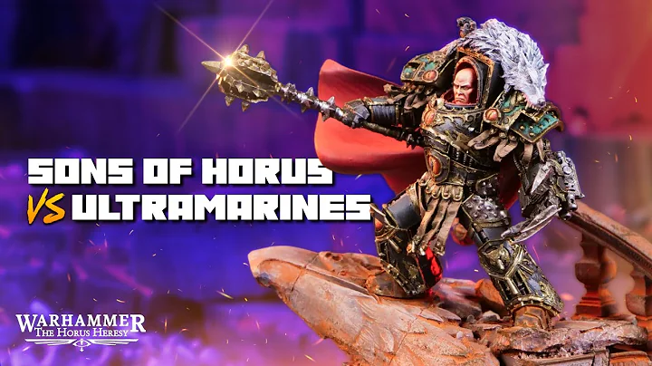 Sons of Horus vs Ultramarines - A LIVE Horus Heresy Battle Report