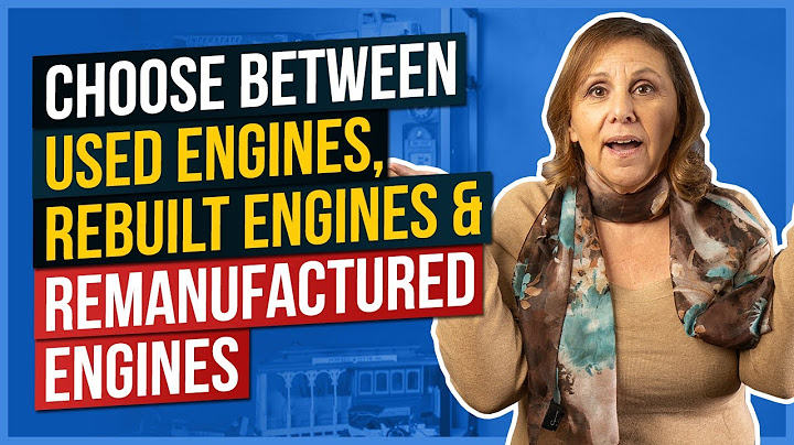 Rebuilt car engines for sale near me