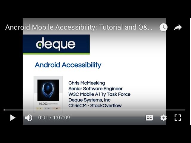 Making our Android App Accessible – Bloco