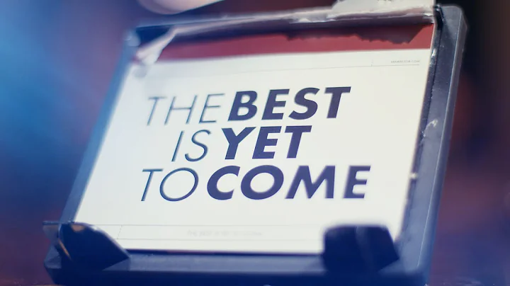 Ben Rector - The Best Is Yet To Come (Official Vid...