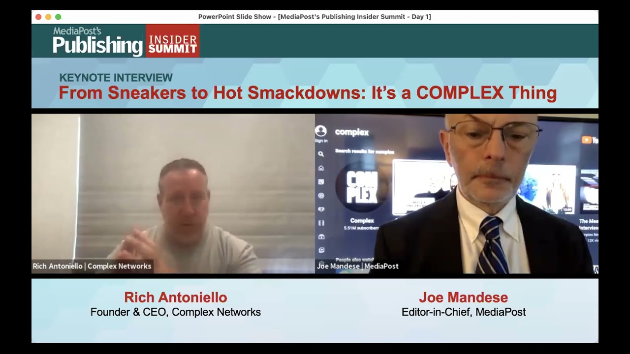 Keynote Interview: From Sneakers to Hot Sauce Smackdowns: It’s a COMPLEX Thing