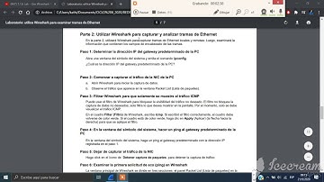 7.1.6 Laboratorio: Use Wireshark para examinar Tramas de Ethernet topología