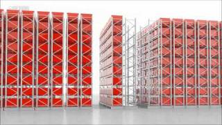 Dexion MOVO Mobile Pallet Racking animation