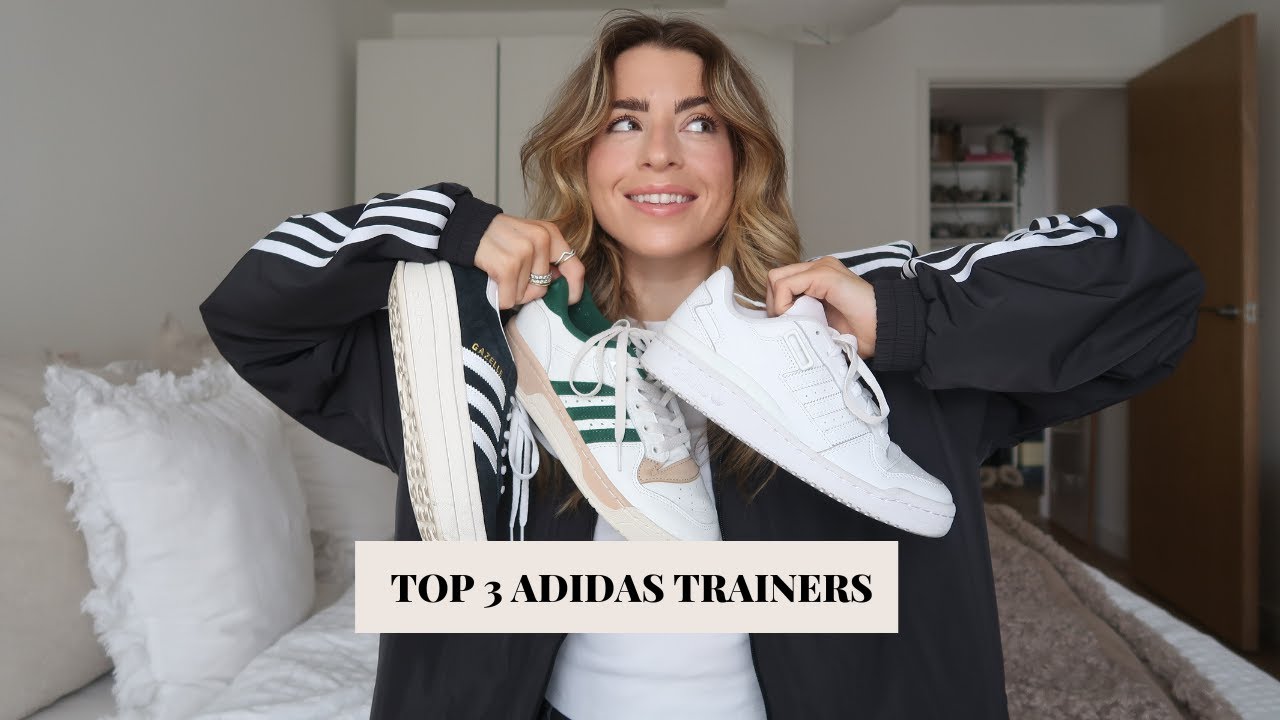 TOP 3 ADIDAS TRAINERS - GAZELLE, RIVALRY & FORUM // Charlotte Olivia AD