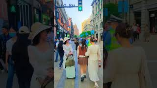 walking street in Shanghai china|| nianjin street #shanghai #travel #trendingshorts #ns414 #love