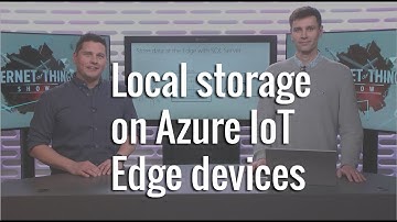 Local storage on Azure IoT Edge devices